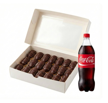 Hızlı Teslimatlı Çikolatalı Ekler + Kola Menü